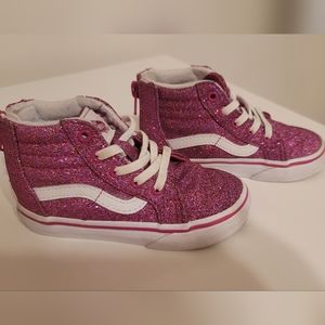 Toddler Glitter Vans Shoes